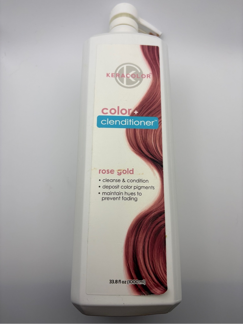 KeraColor Color+ Clenditioner in Rose Gold Color Depositing Conditioner